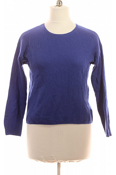 LAWRENCE GREY Dámský Kašmírový Pulovr Modrý Přes Hlavu Velikost L