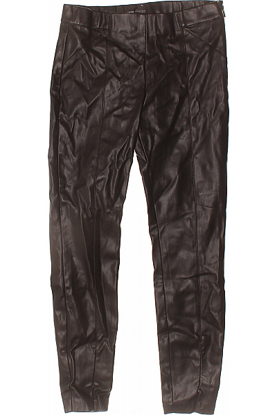 ZARA koženkové kalhoty dlouhé úzké černé volnočasové Velikost l | ZARA | obrázek 2