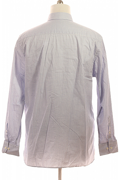 HACKETT Pánská bavlněná kostkovaná košile s dlouhým rukávem elegantní business Vel. XL | HACKETT | obrázek 2