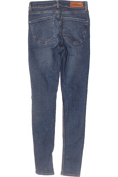 MANGO Dámské bavlněné modré džíny skinny seprané Velikost EU 34 | MANGO | obrázek 2