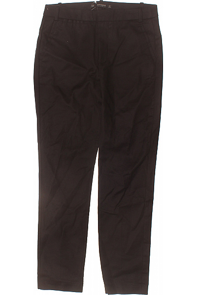 ZARA Dámské bavlněné kalhoty černé volnočasové rovné business Vel. 34 | ZARA | obrázek 2