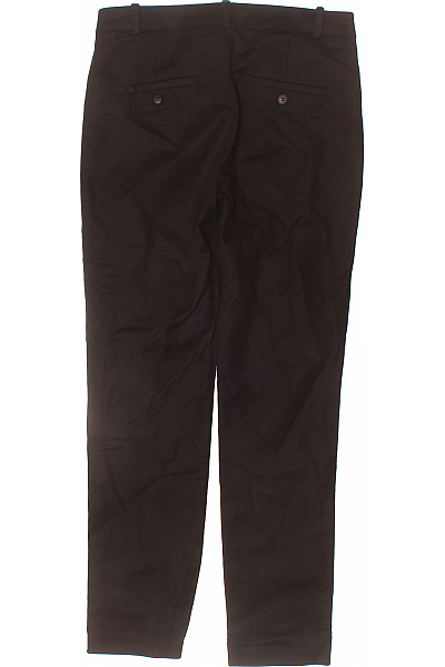 ZARA Dámské bavlněné kalhoty černé volnočasové rovné business Vel. 34 | ZARA | obrázek 3