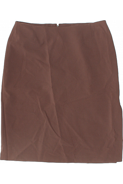 InWear Dámská hnědá pouzdrová sukně business ke kolenům rovná se zipem Velikost M | InWear | obrázek 2