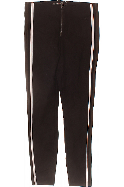 ZARA Dámské černé skinny kalhoty s lampasem Velikost m | ZARA | obrázek 2