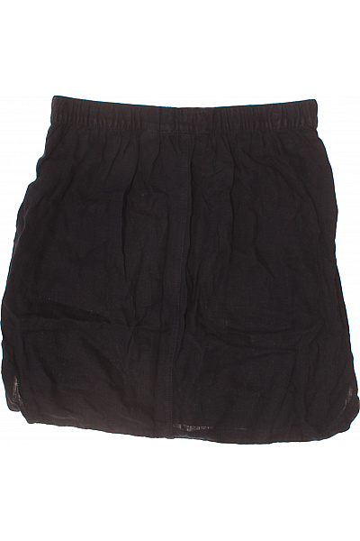 Next Dámská lněná černá mini sukně s kapsami áčková Velikost 40 | Next | obrázek 3