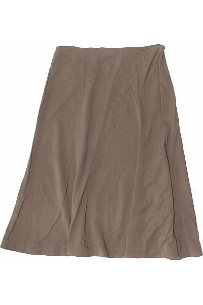 Marc O´Polo Hnědá áčková midi sukně viskózová splývavá Vel. 40 | Marc O´Polo | obrázek 2