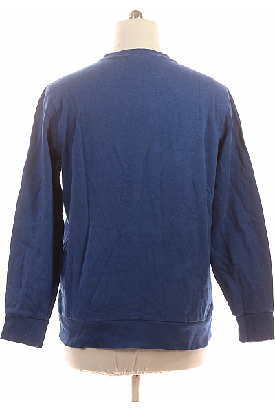 ellesse modrá bavlněná mikina s dlouhým rukávem a potiskem přes hlavu Vel. L | ellesse | obrázek 3