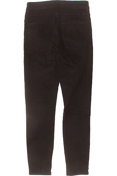 ZARA Dámské džíny úzké na knoflíky bavlněné černé Vel. 38 | ZARA | obrázek 2