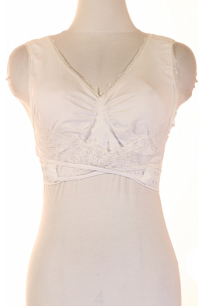 Dámské prádlo podprsenka krajková bílá hladká Vel. XXL | Unimoda | obrázek 2