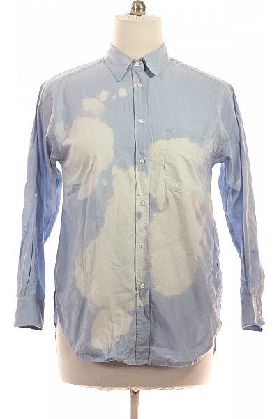 Hugo Boss Pánské košile modré batikovaná bavlna ležérní s prodlouženým rukávem Velikost US 8 | Hugo Boss | obrázek 2