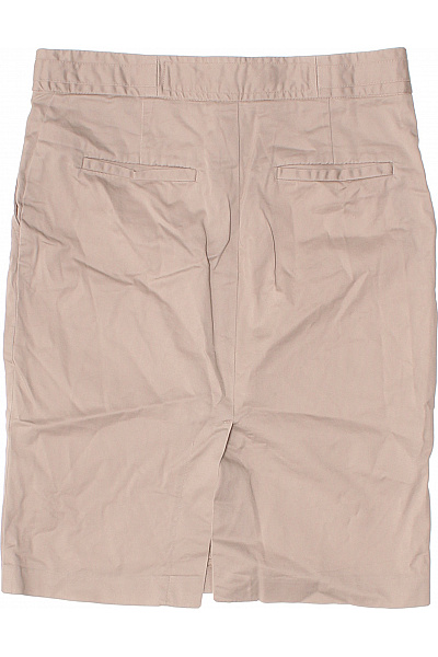 ZARA Dámská bavlněná pouzdrová sukně ke kolenům béžová business Vel. S | ZARA | obrázek 3