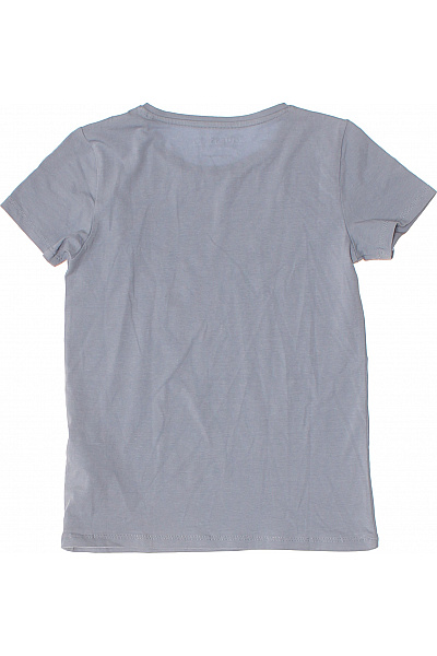 Guess Dívčí bavlněné tričko modré s potiskem rtů Vel. EU 8 | Guess | obrázek 2