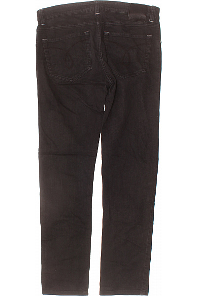 Calvin Klein Pánské bavlněné džíny tmavě černé rovné strečové klasické Vel. 31 | Calvin Klein | obrázek 2