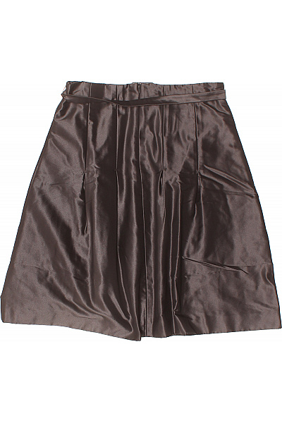 Coast Hnědá společenská midi sukně s páskem plisovaná Vel. 10 | Coast | obrázek 3