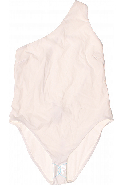 Calvin Klein jednodílné asymetrické plavky bílé polyesterové Vel. XL | Calvin Klein | obrázek 2