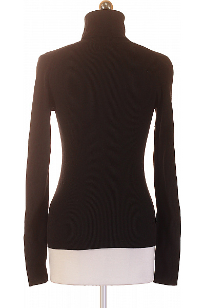 Calvin Klein dámský černý žebrovaný rolák dlouhý rukáv bavlněný basic Velikost S | Calvin Klein | obrázek 2