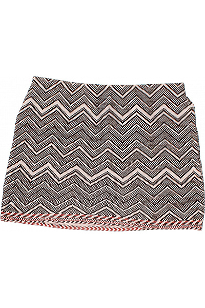 ZARA Dámská krátká vzorovaná sukně černobílá áčková s pružným pasem Vel. M | ZARA | obrázek 3