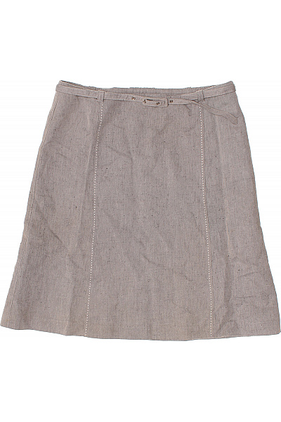 InWear Dámská lněná áčková sukně ke kolenům s páskem Velikost 40 | InWear | obrázek 2