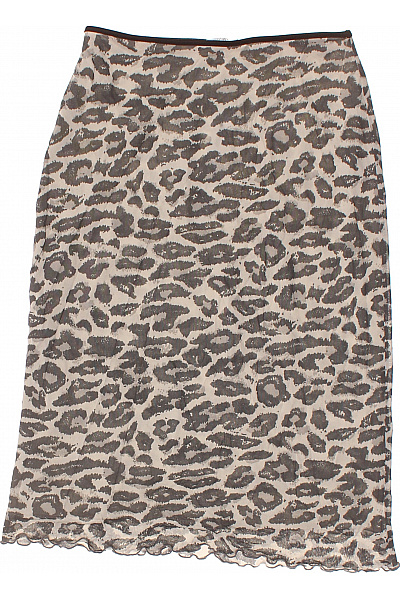 KOOKAI Dámská leopardí vzorovaná průsvitná áčková sukně ke kolenům Vel. 2 | KOOKAI | obrázek 2