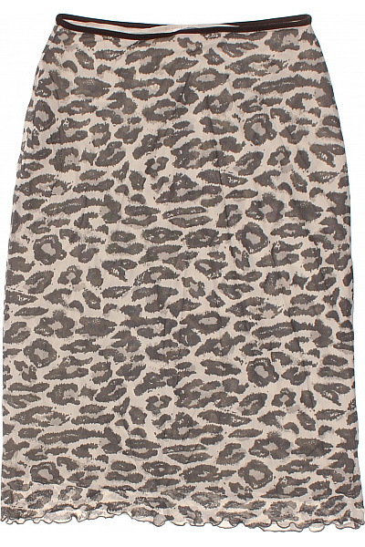KOOKAI Dámská leopardí vzorovaná průsvitná áčková sukně ke kolenům Vel. 2 | KOOKAI | obrázek 3