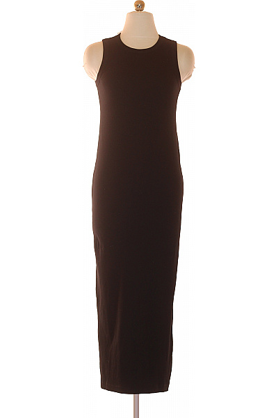 Mrs & HUGS Dámské šaty bez rukávů dlouhé černé bavlněné tričkové Velikost XS | Mrs & HUGS | obrázek 2