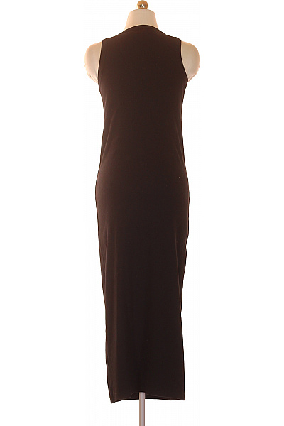 Mrs & HUGS Dámské šaty bez rukávů dlouhé černé bavlněné tričkové Velikost XS | Mrs & HUGS | obrázek 3