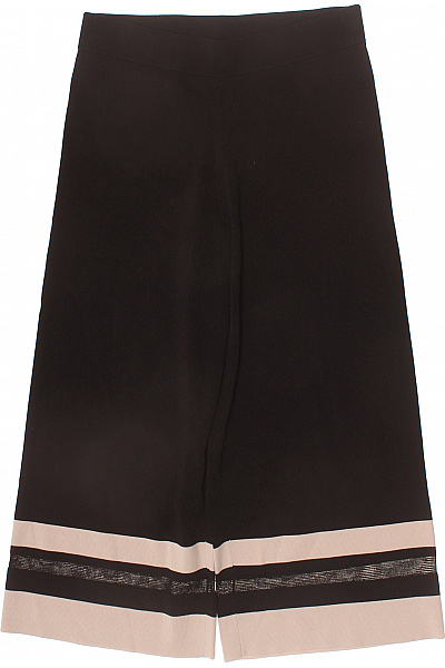 Joseph Ribkoff Dámské Kalhoty černé Pletené Volnočasové široké Vel. M