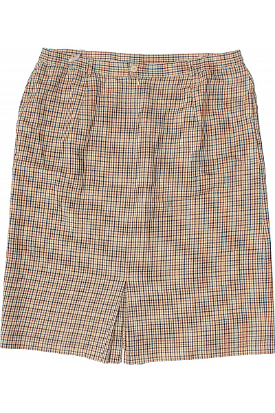 HAMMERSTEIN Dámská kostkovaná sukně ke kolenům business Velikost 48 | HAMMERSTEIN | obrázek 3