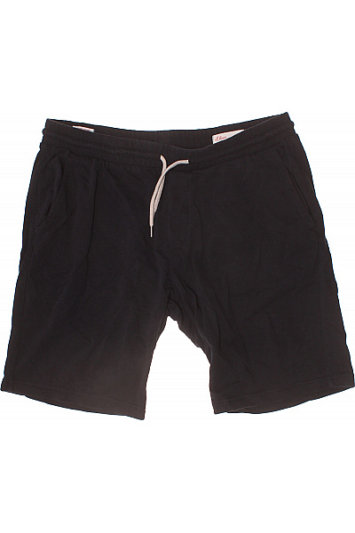 S.OLIVER Pánské Bavlněné Teplákové Kraťasy S Kapsami černé Velikost XL