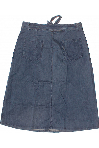 Rue de Femme Dámská modrá džínová midi sukně s knoflíky a páskem Vel. L | Rue de Femme | obrázek 3