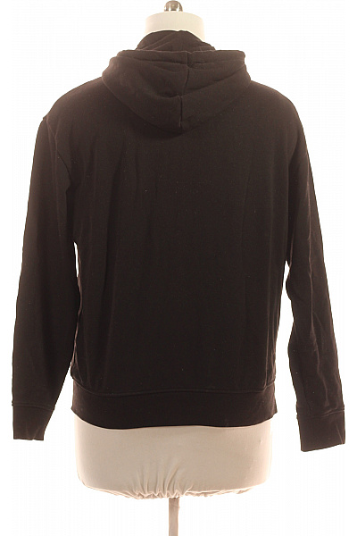 ARMANI Dámská černá mikina s kapucí a zipem streetwear Velikost L | ARMANI | obrázek 2