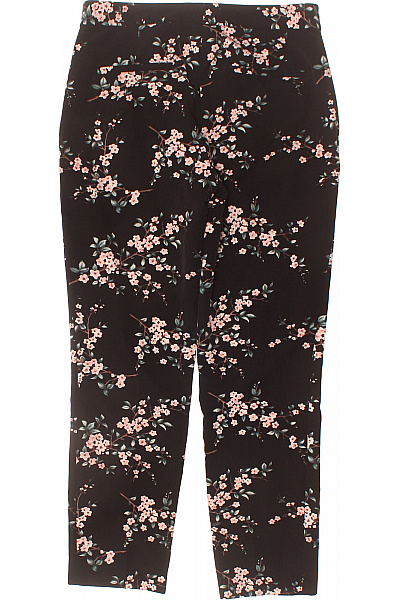 ZARA Dámské kalhoty květované černé volnočasové elegantní Vel. xs | ZARA | obrázek 3