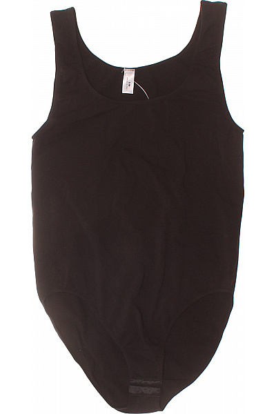 Dámské černé Polyamidové Body Basic BezVzorové Hladké Slim Fit Vel. EU S/M | Unimoda | obrázek 2