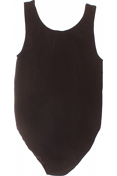 Dámské černé Polyamidové Body Basic BezVzorové Hladké Slim Fit Vel. EU S/M | Unimoda | obrázek 3