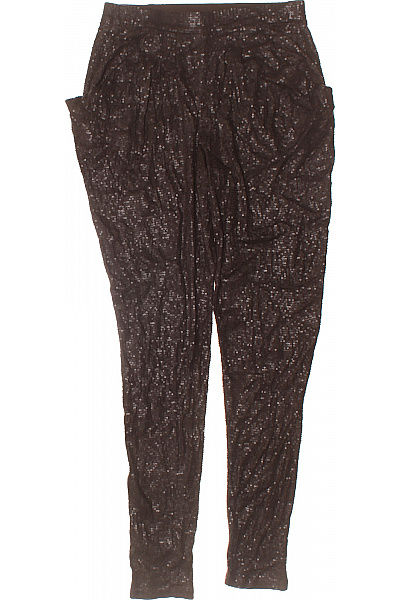 MICHAEL KORS Dámské kalhoty lesklé volnočasové dlouhé černé Vel. xs | MICHAEL KORS | obrázek 2