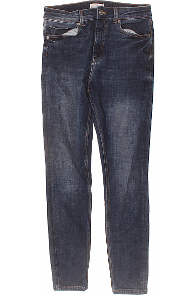 ZARA Dámské Džíny Skinny Vysoký Pas Modré Strečové Velikost S