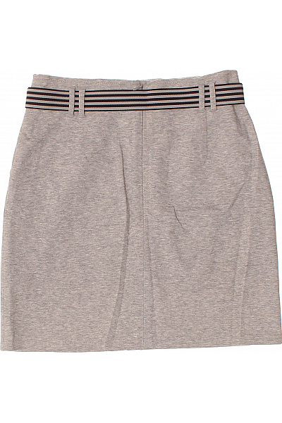 s.OLIVER Dámská šedá pouzdrová sukně s páskem a kapsami Vel. 38 | s.OLIVER | obrázek 3