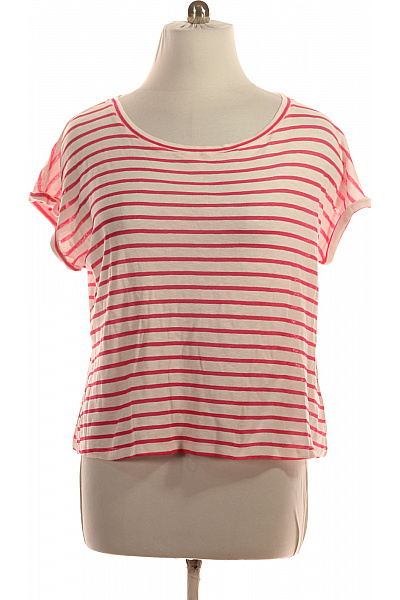 LAWRENCE GREY Dámské tričko s krátkým rukávem a kulatým výstřihem pruhované basic Velikost XXXL | LAWRENCE GREY | obrázek 2