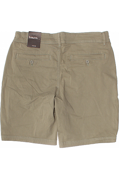 Sublevel Pánské bavlněné kraťasy volnočasové béžové s kapsami Velikost M | Sublevel | obrázek 2