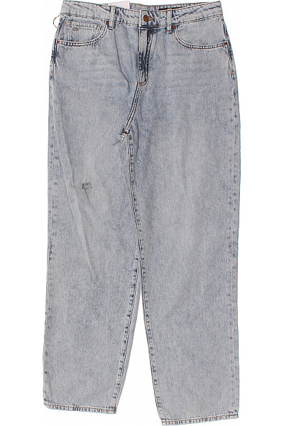 ARMANI Dámské Džíny Volné Seprané S Dírami Velikost EU 31