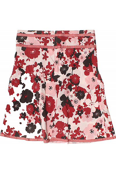 zabaione Dámská bavlněná květovaná áčková letní krátká sukně s mašlí Vel. L | zabaione | obrázek 3