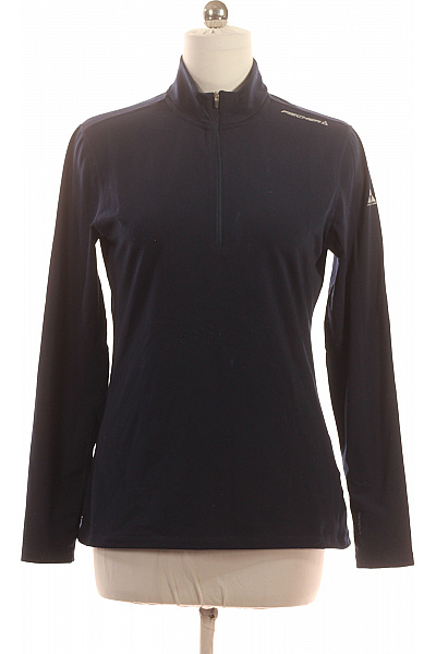 Fischer Dámská Polyesterová Sportovní Mikina Modrá Se Zipem U Krku Funkční Vel. EU XL