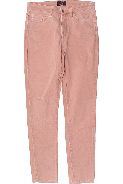 GANT Dámské Růžové Džíny Skinny Vysoký Pas Velikost W28