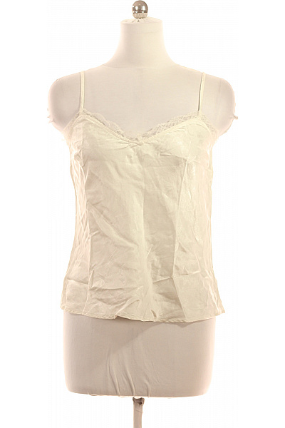 Lascana Dámská viskózová košilka krémová špagetová ramínka krajka saténový Velikost EU 36/38 | Lascana | obrázek 2