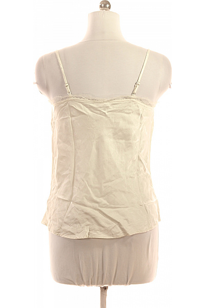 Lascana Dámská viskózová košilka krémová špagetová ramínka krajka saténový Velikost EU 36/38 | Lascana | obrázek 3