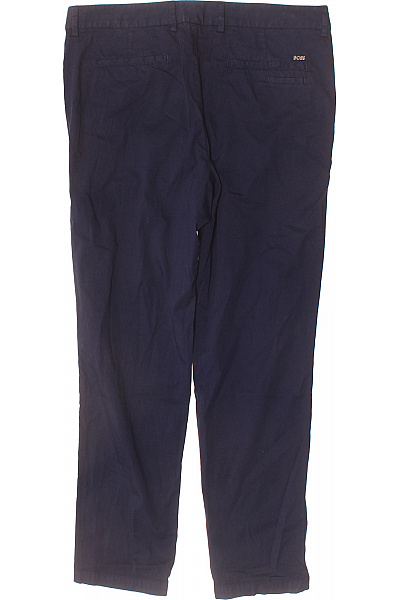 Hugo Boss Pánské bavlněné tmavě modré chinos volnočasové rovné s kapsami Velikost 50 | Hugo Boss | obrázek 2