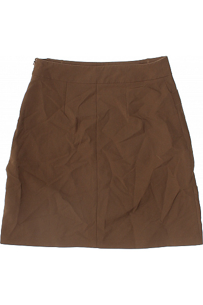 Marks & Spencer Hnědá áčková sukně s kapsami nad kolena Vel. 34 | Marks & Spencer | obrázek 2