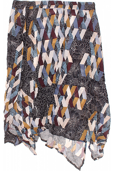 Ulla Popken Dámská asymetrická vzorovaná sukně s gumou v pase volná Vel. 42/44 | Ulla Popken | obrázek 2