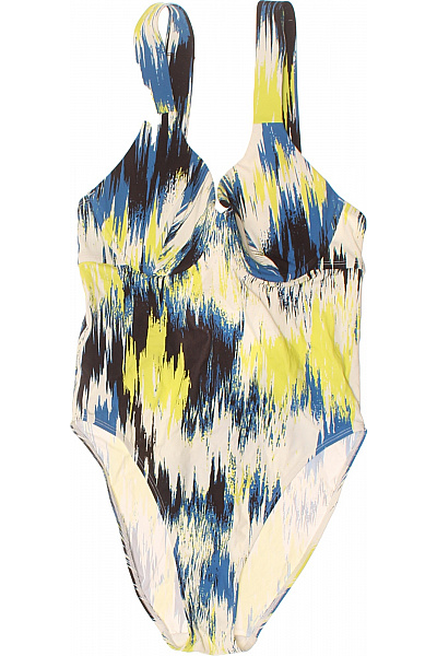 Wolford jednodílné asymetrické batikované žluté modré plavky Vel. M/C | Wolford | obrázek 2