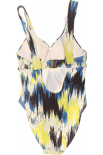 Wolford jednodílné asymetrické batikované žluté modré plavky Vel. M/C | Wolford | obrázek 3